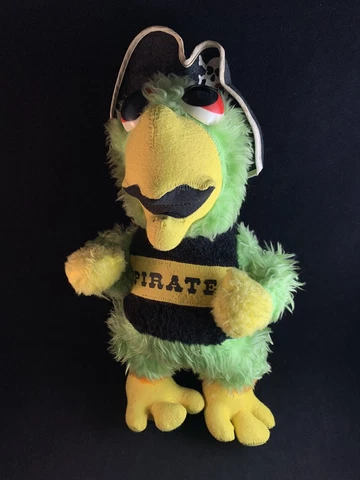 Vintage 1979-80 Pittsburgh Pirate Parrot Large Plush Stuffed Figure Doll MLB Cover