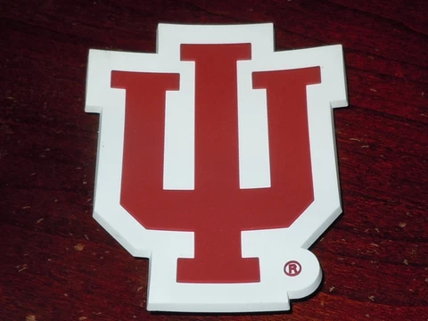 INDIANA HOOSIERS Vintage IU NCAA Thick RUBBER BIG Ten 10 MAGNET Standings Board Cover