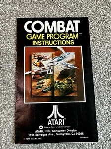 Atari 2600 Combat Booklet - Picture 1 of 6