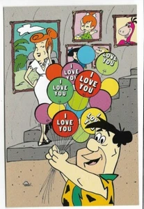 THE FLINTSTONES - #10 ""TE AMO"" FRED DANDO GLOBOS A WILMA - 1987 - Imagen 1 de 1