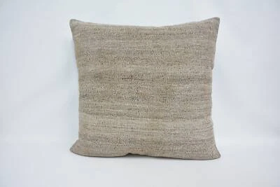Almohada Kilim Turca, Almohadas Antiguas, Cojín, Funda de Almohada Gris 32"x32" Foto 1 de 4