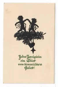 6371 - G. Plischke Scherenschnitt Jedes Zweiglein 1932 - Bild 1 von 2