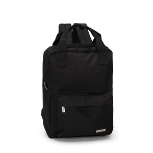 ZAINO COMIX RECTANGULAR BACKPACK MONOVOLORE NERO - Foto 1 di 4
