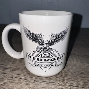 Coffee Mug Tea Cup Sturgis Bike Rally In 1998 58th Annual Commerative - Picture 1 of 2