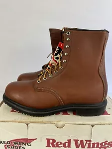 Vintage Men's Red Wing Insulated Leather Steel Toe Work Boots 9 D 4412 - Picture 1 of 17