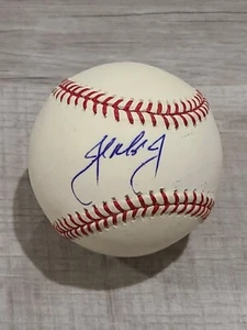 John Mayberry Jr Philadelphia Phillies Signed OML Baseball, w/ AAA COA - Picture 1 of 5