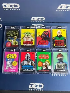 2022 Topps Star Wars May The 4th Wrapper Set of 8 Blake Jamison Brittney Palmer - Picture 1 of 10