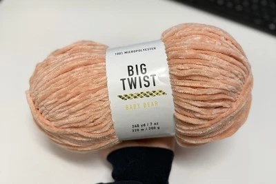 Big Twist Baby Bear Yarn 7oz Ea 240yds Color Shrimp - Image 1 of 2