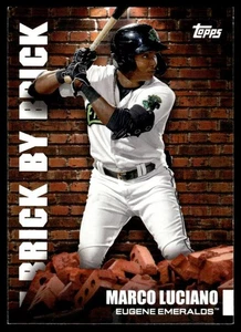 Topps Pro Debut 2022 #BB-4 Marco Luciano Brick de Brick Eugene Emeralds - Imagen 1 de 2