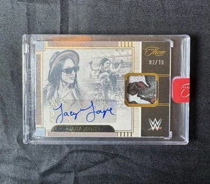 2024 Three Count WWE Jacy Jayne #PM-JCJ Prime Memorabilia Auto Gold /10 - Bild 1 von 2