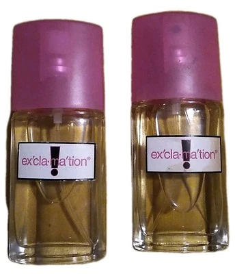 Exclamation By Coty 1.5 OZ 44 ml Colonia EDC Spray Para Mujeres Lote de 2 Sin Caja Foto 1 de 4