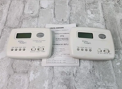 White-Rodgers 1F72 Termostato Programable 5/2 Días Lote de 2 Sin Probar *Leer* Foto 1 de 4