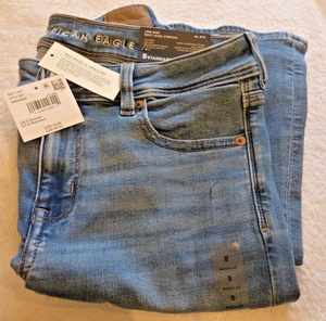 NWT American Eagle Low Rise Next Level Stretch Jeans SZ 8 Standard/REG, 29W 4714 - Picture 1 of 22