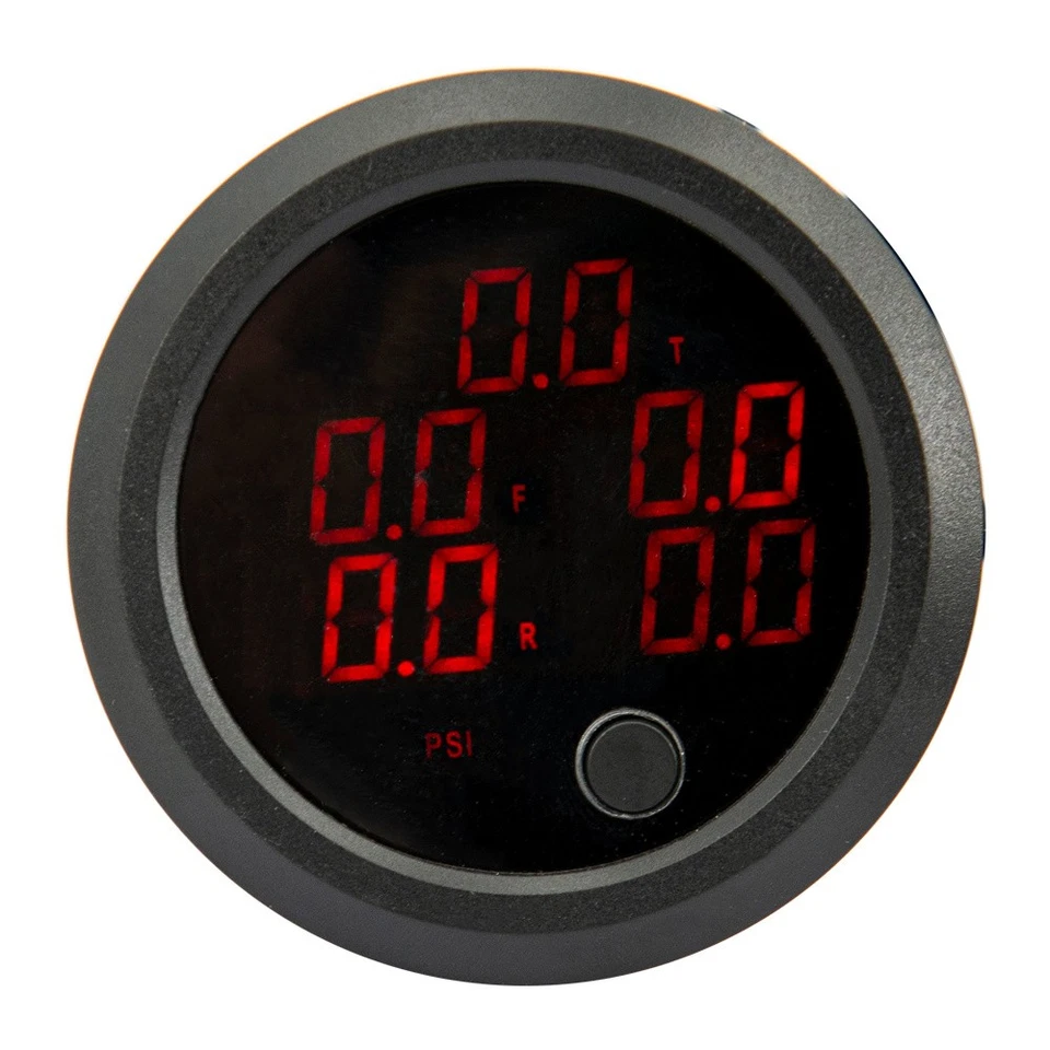 5in1 Display Air Pressure Gauge PSI Air Suspension &1/8NPT Electronic Sensors - Image 1 of 4