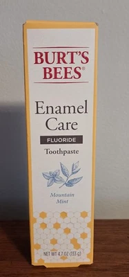 Pasta de dientes BURT'S BEES cuidado esmalte fluoruro montaña menta 4,7 OZ Burts nuevos difíciles de encontrar  Foto 1 de 4