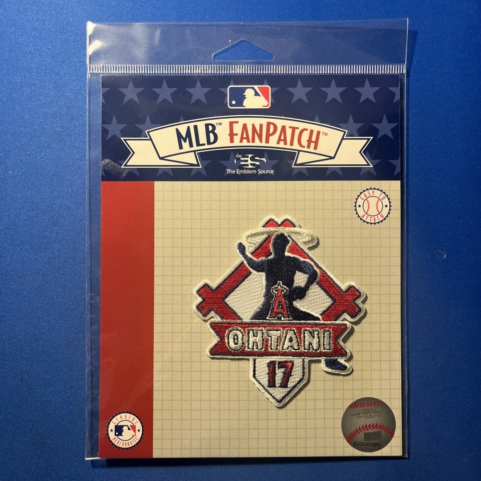 2018 Shohei Ohtani Los Angeles Angels "Strike" Fan Patch Strikeout Pitcher - Image 1 of 3