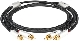 NF Audio Cinchkabel Boaacoustic Blackberry RCA2 1,5 m Phono CD Cinch Kabel - Picture 1 of 1