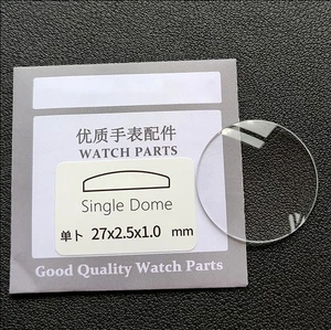 1.0mm Thick Single Dome Mineral Watch Crystal Watch Glass Lens 18-40mm Replace - Bild 1 von 9
