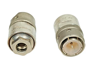 SR-75-154PV  COAXIAL POWER SILVER  PLATED CONNECTOR   75 OHMS  NEW  LOT OF 2 Pcs - Picture 1 of 2