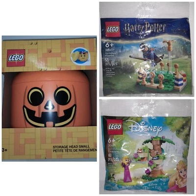 Lego Gift Set - Lego Small Storage Head + 2 Sealed Sets Lot - Lego Packed Deal - Image 1 of 4