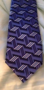 ERMENEGILDO ZEGNA MENS 100%SILK TIE HAND MADE IN ITALY - Picture 1 of 3