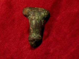 Amuleto colgante fálico de fertilidad romana de bronce - Imagen 1 de 8