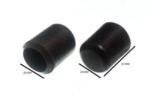 Chair Furniture Ferrule Floor Protector Black 7/8 Inch 22mm ID Pack Of 6 - Picture 1 of 1