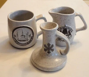 3 Mint Onion River Keramik The Balsams Milchkännchen Kerzenhalter Dorf Kaffeebecher - Bild 1 von 17