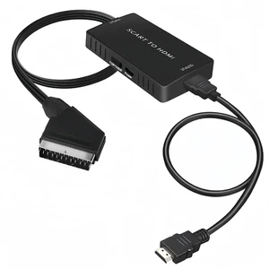 Convertitore Da Scart a HDMI, Cavo Scart a HDMI Con Interruttore 720P/1080P, Ada - Foto 1 di 12