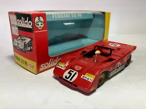 SOLIDO (France) ref 194 FERRARI 312 PB "Brands Hatch" NMIB RARE! - Foto 1 di 3
