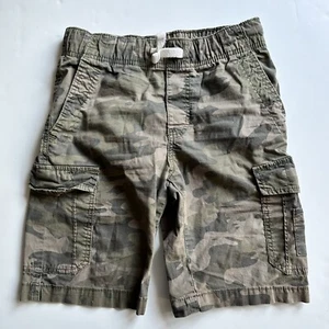 Lucky Brand Cargo Shorts Drawstring Pockets Green Camouflage Boys Size Small - Picture 1 of 7