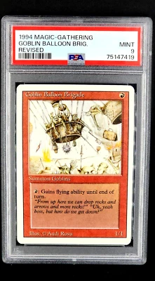 1994 Magic the Gathering Revised Goblin Balloon Brigade PSA 9  *Only 5 Higher* - Image 1 of 4