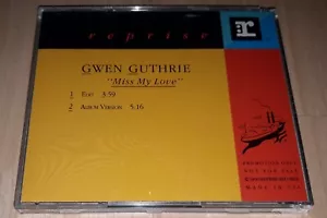 GWEN GUTHRIE - Miss My Love - Edit Version US PROMO CD Single R&B Rnb RARE - Bild 1 von 3