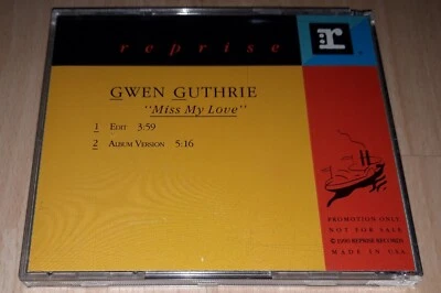 GWEN GUTHRIE - Miss My Love - Edit Version US PROMO CD Single R&B Rnb RARE - Bild 1 von 3