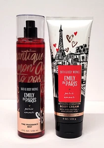 Bath & Body Works - EMILY IN PARIS - paris amour Body Cream & Fragrance Mist - Picture 1 of 2