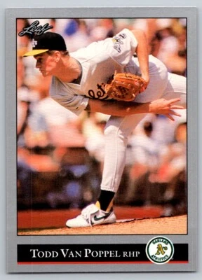 1992 Leaf #248 Todd Van Poppel - Image 1 of 2