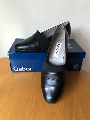 Zapatos de corte Gabor UK 5 US 7.5 usados una vez negros Foto 1 de 4