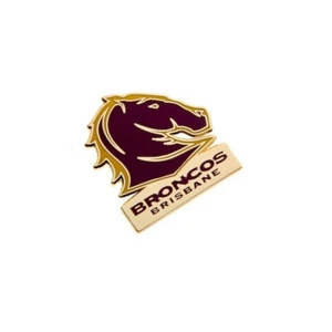 33016 BRISBANE BRONCOS NRL TEAM LOGO COLLECTABLE LAPEL HAT TIE PIN BADGE - Picture 1 of 2