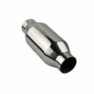 2.5in Universal Euro5 Metal Catalytic Converter Replace Exhaust Muffler 2.5'' - Foto 1 di 6