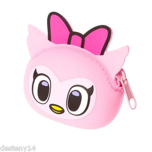 Neon Star by Tokidoki Rosa Eule Mädchen Silikon Geldbörse One Size Neu - Bild 1 von 5