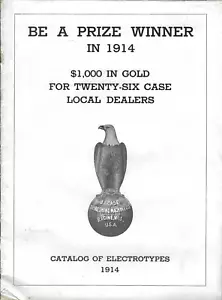 1914 JI CASE DEALER CONTEST BOOKLET! ELEKTROTYPEN KATALOG! TRAKTOREN/AUTOS/DRESCHER - Bild 1 von 24