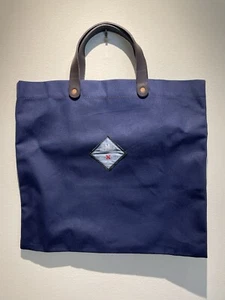 New Best Made Co x Seil Marschall Navy Canvas + Leather tote bag Made in Germany - Picture 1 of 7