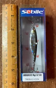 Sebile Vibrato 14g/1/2 Gancio per Alti Argento Esca da Pesca NOS - Foto 1 di 9