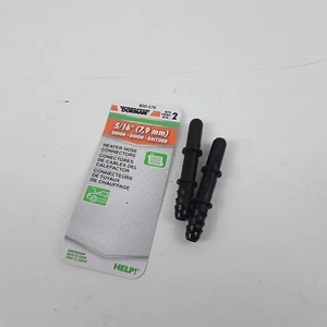5/16 In. HVAC Heater Hose Connector, Straight To 5/16 In. Barbed Pack of 2 - Picture 1 of 4