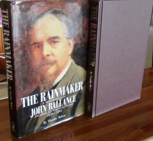 The Rainmaker ~ Timothy McIvor. Biog John Balance NZ  1st Ed  HbDj  HERE in MELB - Picture 1 of 24