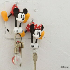 Mickey Key Hanger Holder Minnie Mouse Mascot Magnet DISNEY set 2 Hook interior