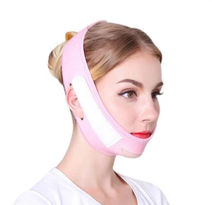 Face Slim V-Line Lift Up Mask Cheek Chin Neck Slimming Thin Belt Strap Beauty De - Picture 1 of 5