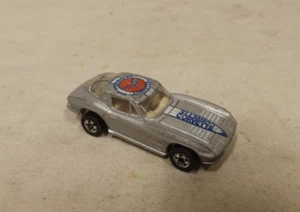 HOT WHEELS HI-RAKERS 1963 CHEVROLET CORVETTE SILVER USED BLACK WALL - Bild 1 von 6