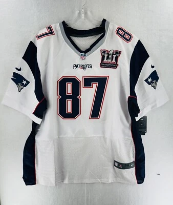 Camiseta de fútbol americano Nike New England Patriots Rob Gronkowski Super Bowl XLIX NFL 56 Foto 1 de 4
