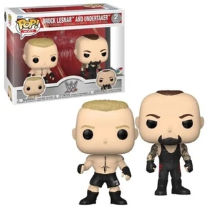 Funko Pop Wrestling WWE Figures 2-Pack Brock Lesnar & The Undertaker - Imagen 1 de 6